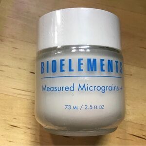 Bioelements Measured Micrograins+ Exfoliator 2.5oz Sealed